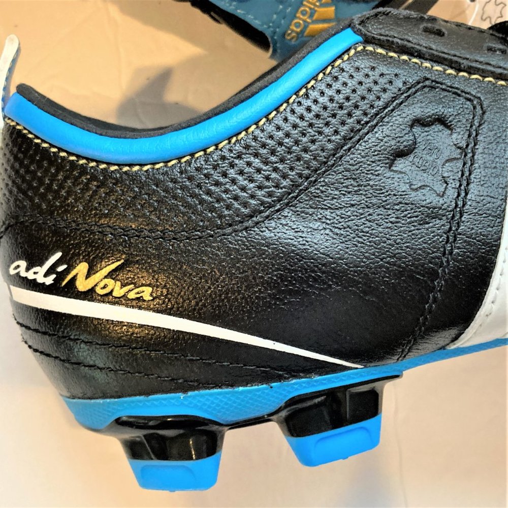 Adidas Shoes NWT Cleats AdiNova IV TRX RARE Retro G40633 Black Blue Men 8 Retro - Picture 5 of 5